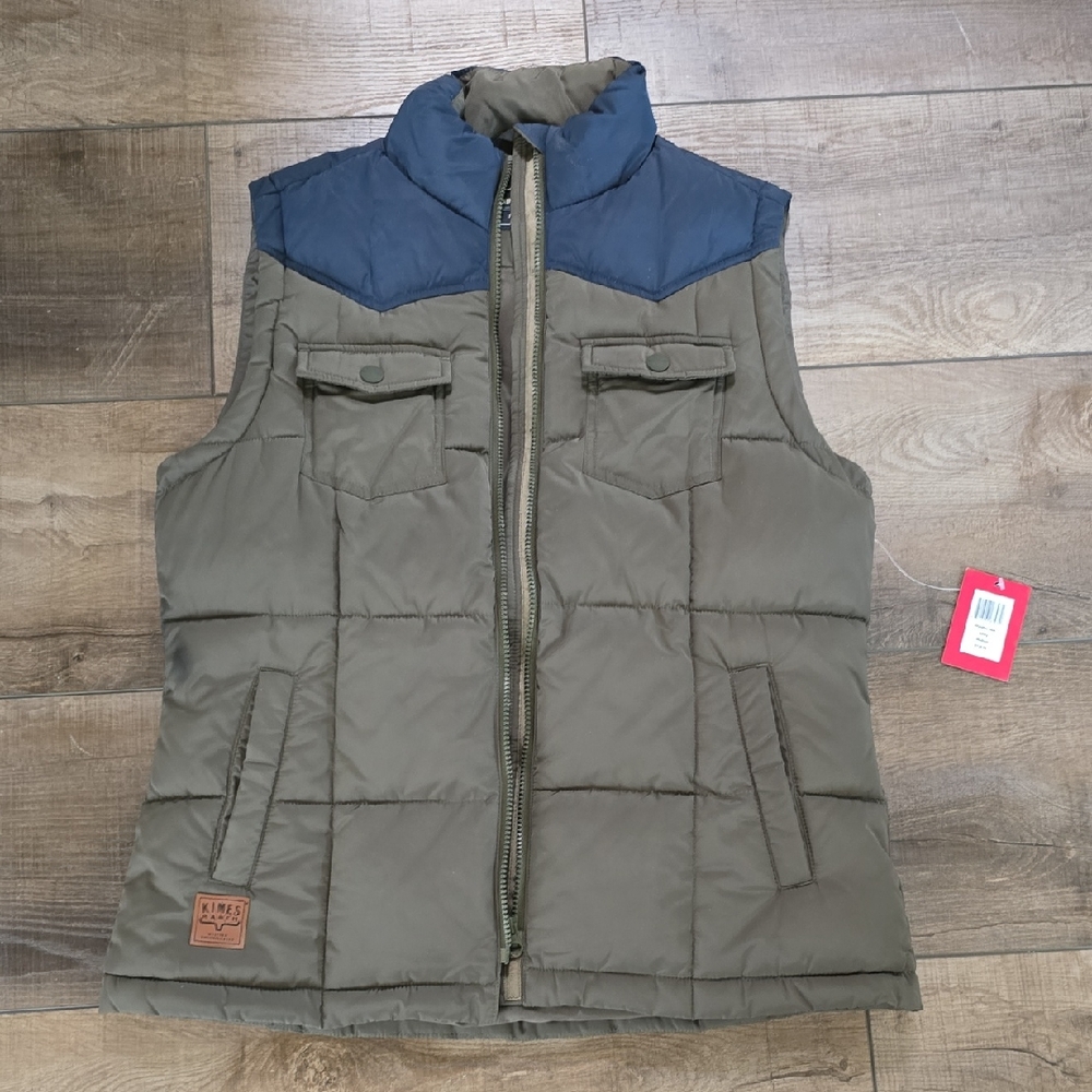 Kimes Ranch Olive and Navy Vest